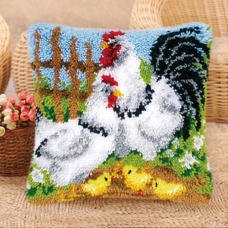Kits de ganchillo de nudo de c - Printed Embroidery Kit reseña y precio