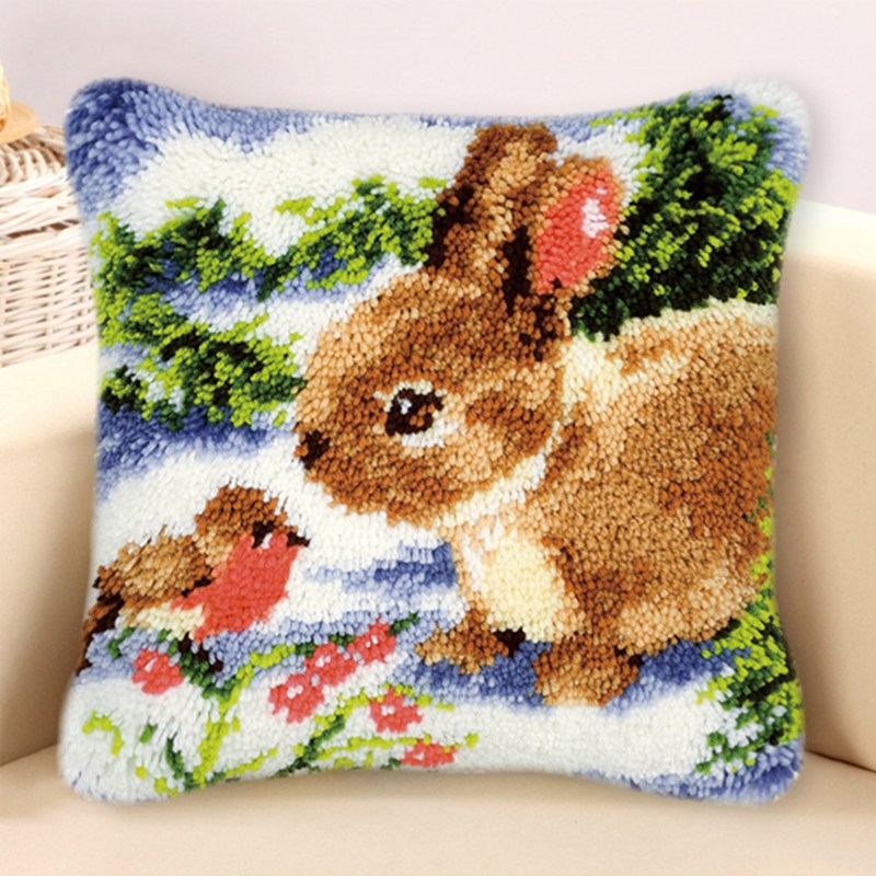 Kits de ganchillo de nudo de c - Printed Embroidery Kit reseña y precio