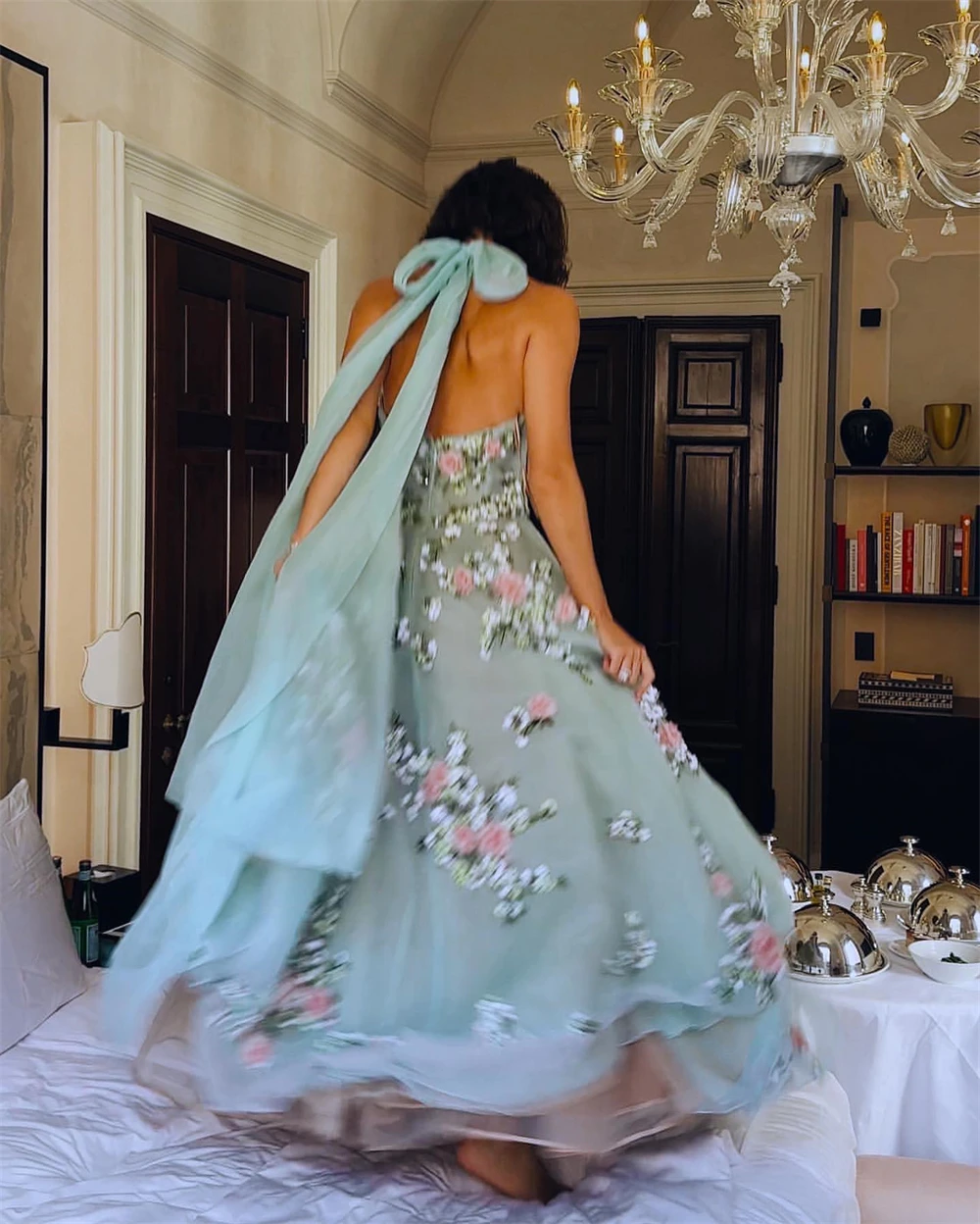 Personalizado Jiayigong patrón - Embroidery Net Dress reseña y precio