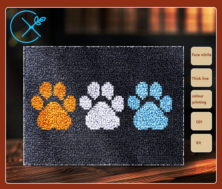Nuevo kit de gancho de pestill - Printed Embroidery Kit reseña y precio