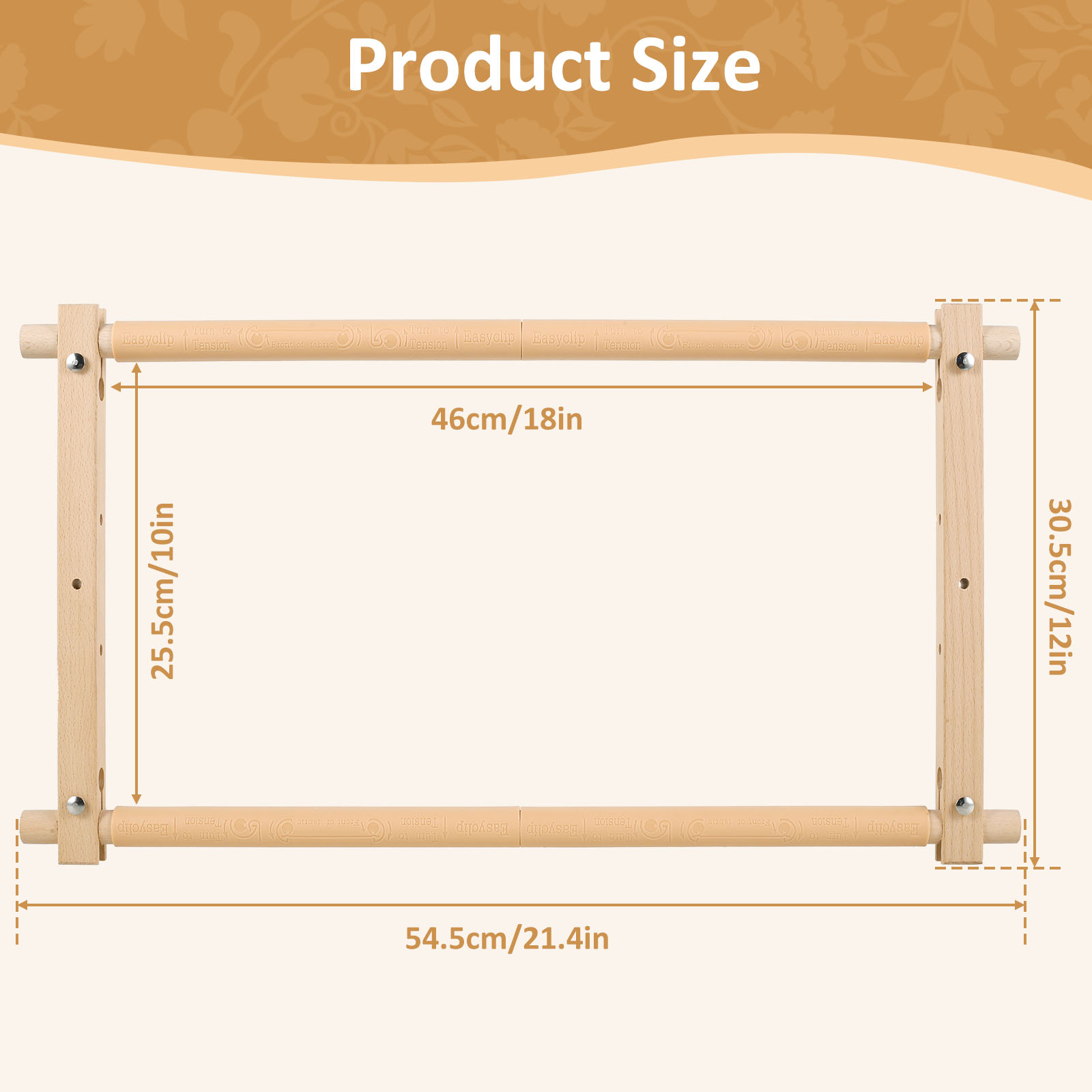Marco de Madera de Haya para T - Embroidery Hoop Square reseña y precio