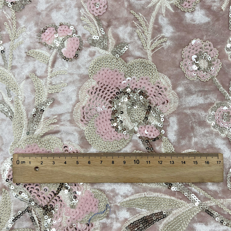 Tela de terciopelo de 130 cm d - Embroidery Needles reseña y precio