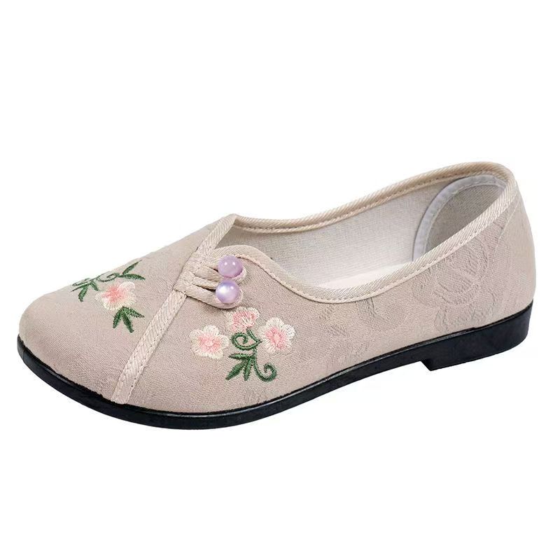 Zapatos planos de estilo chino - Embroidery Fabric reseña y precio