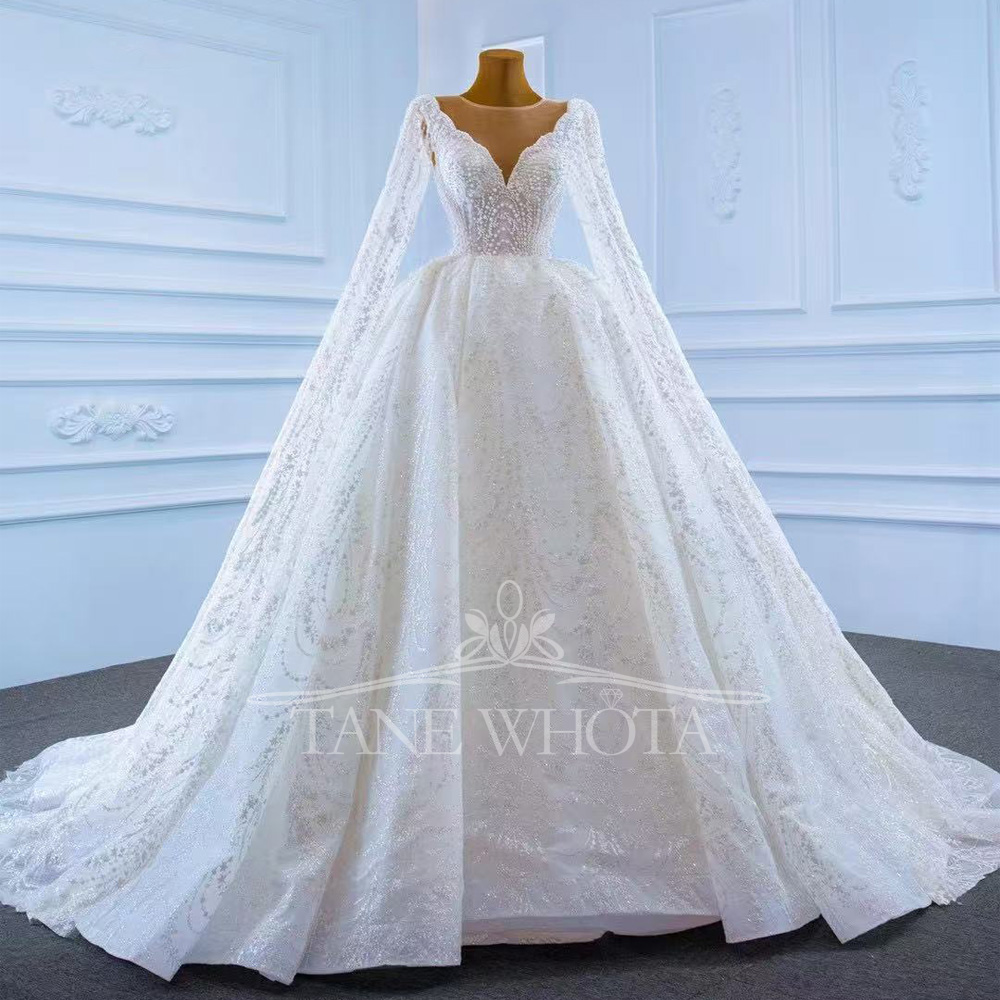 Vestido Casamento 2025 cuello  - Embroidery Organza reseña y precio