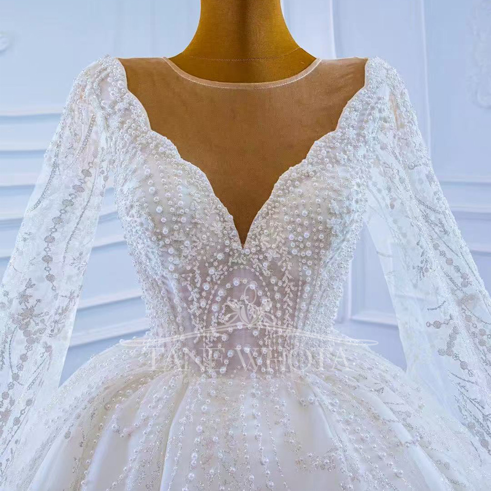 Vestido Casamento 2025 cuello  - Embroidery Organza reseña y precio