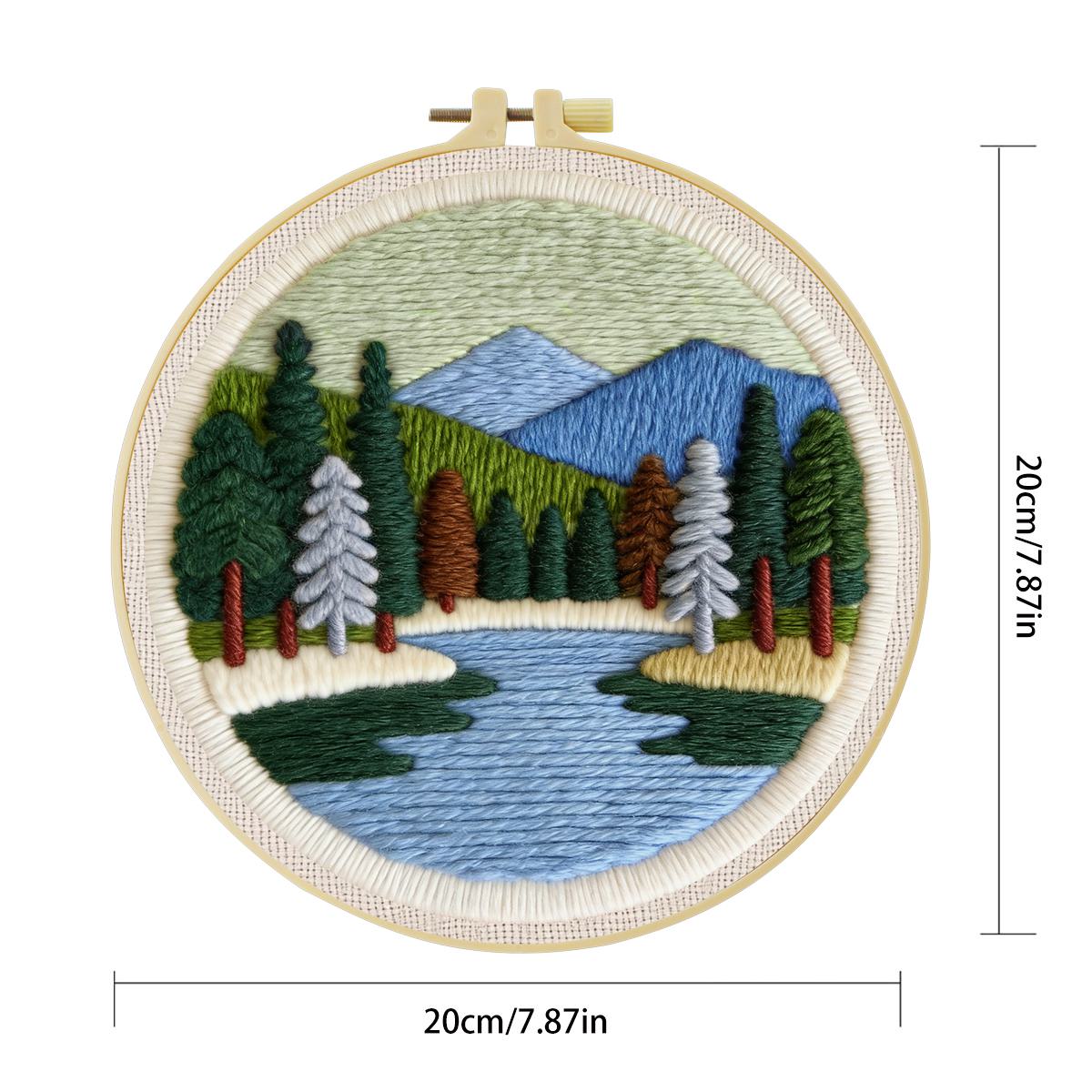 Kit de Bordado Punch Needle de - Printed Embroidery Kit reseña y precio