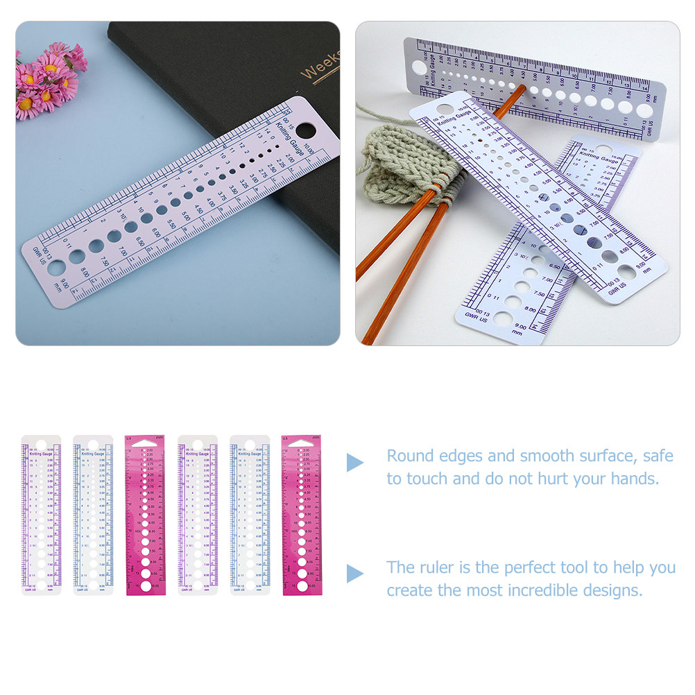 Juego de 6 Reglas Medidoras de - Embroidery Needles reseña y precio
