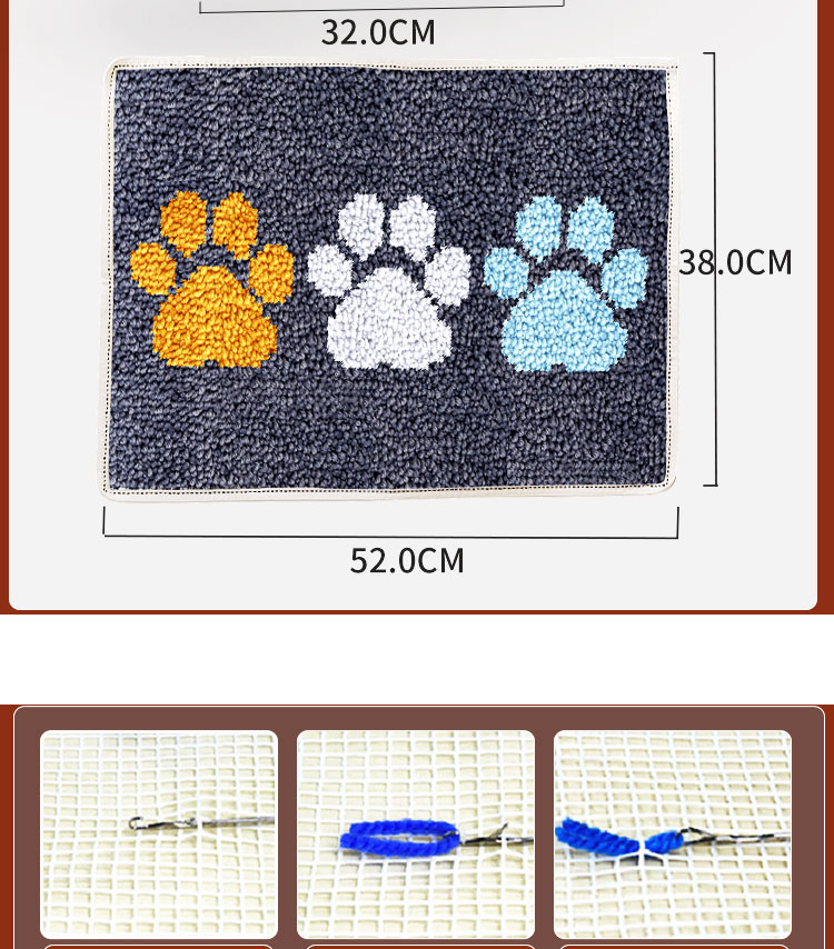 Kits de bordado con gancho de  - Embroidery Horse reseña y precio