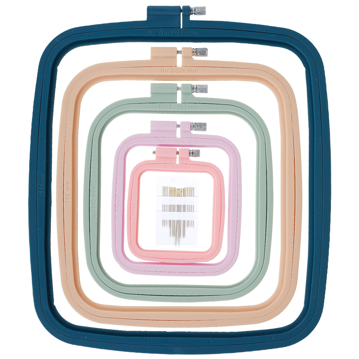 Aros de bordado cuadrados con  - Embroidery Hoop Square reseña y precio
