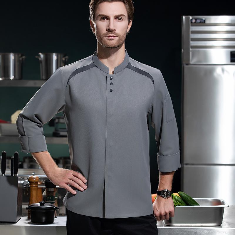 Uniforme de Chef de manga larg - Embroidery Kitchen reseña y precio