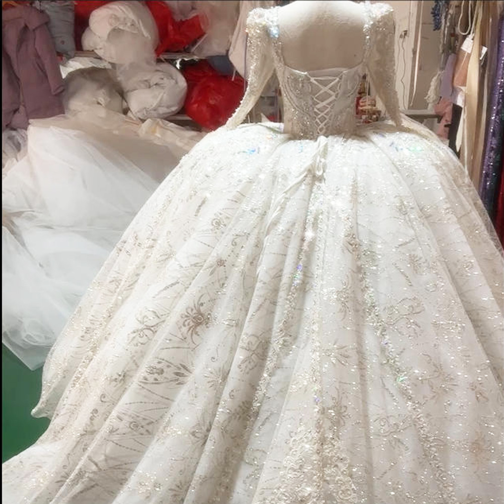 Vestido Boda Vestido Civil cue - Embroidery Organza reseña y precio