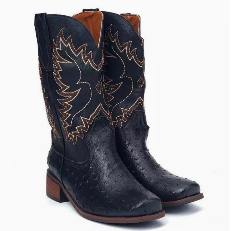 Botas Altas para Hombre, Borda - Embroidery Fabric reseña y precio