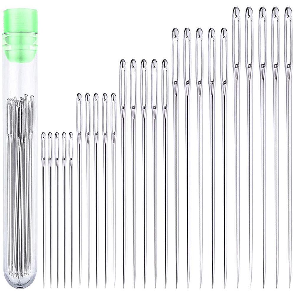 25 uds agujas de coser de ojo  - Embroidery Needles reseña y precio