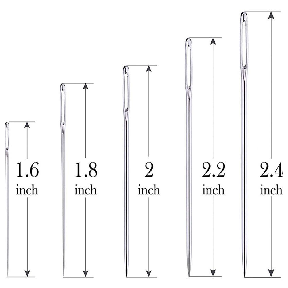 25 uds agujas de coser de ojo  - Embroidery Needles reseña y precio
