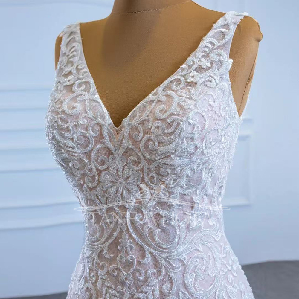 Vestido de novia Civil con tir - Embroidery Organza reseña y precio