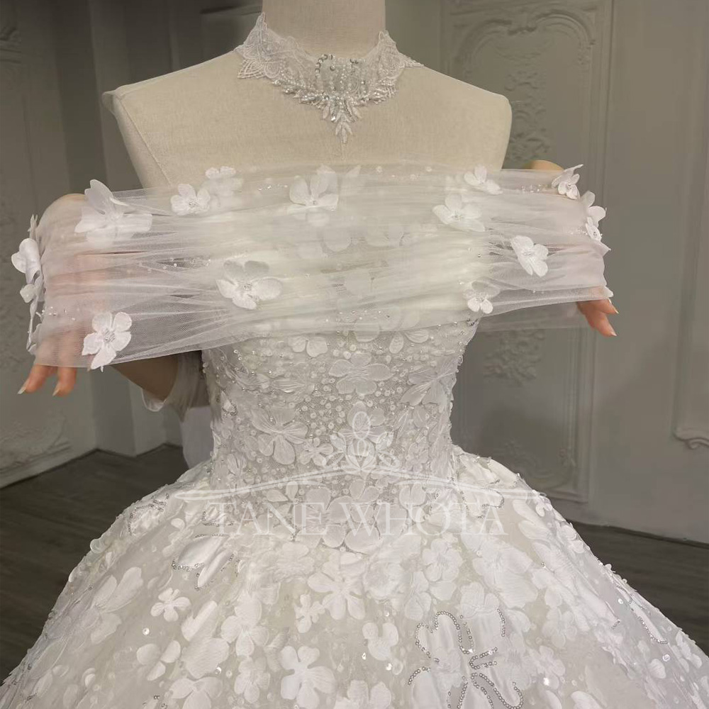 Vestido de novia de lentejuela - Embroidery Organza reseña y precio