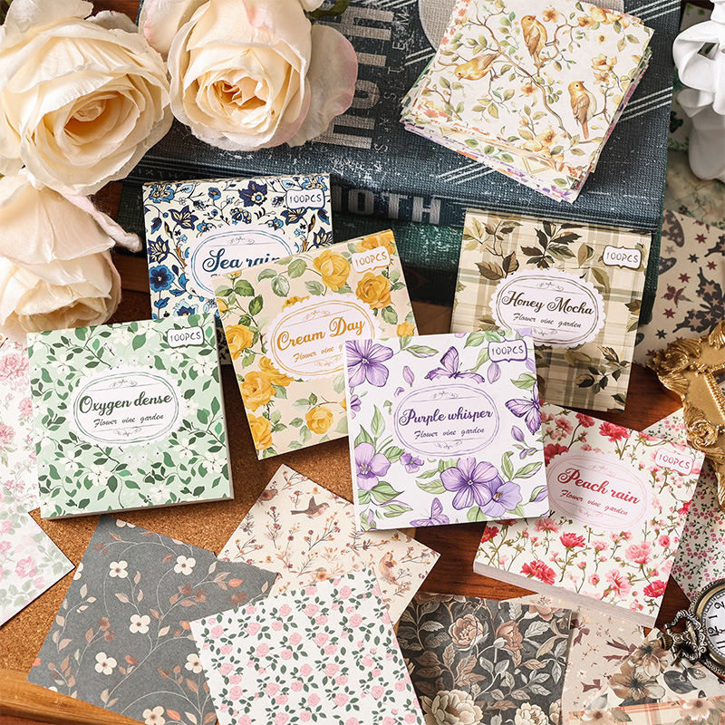 Mr. Paper - 100 Piezas de Pape - Embroidery Writing reseña y precio