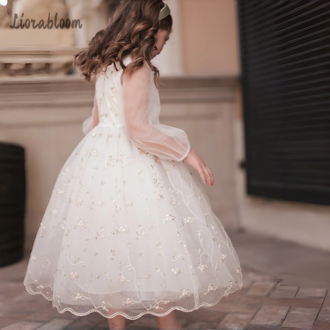Vestido de niña de las flores  - Embroidery Flower reseña y precio