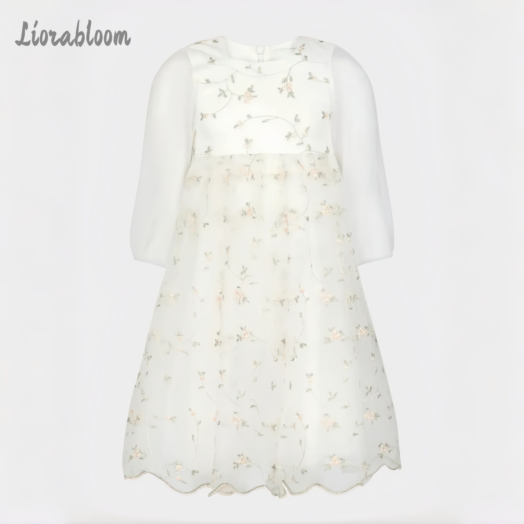 Vestido de niña de las flores  - Embroidery Flower reseña y precio
