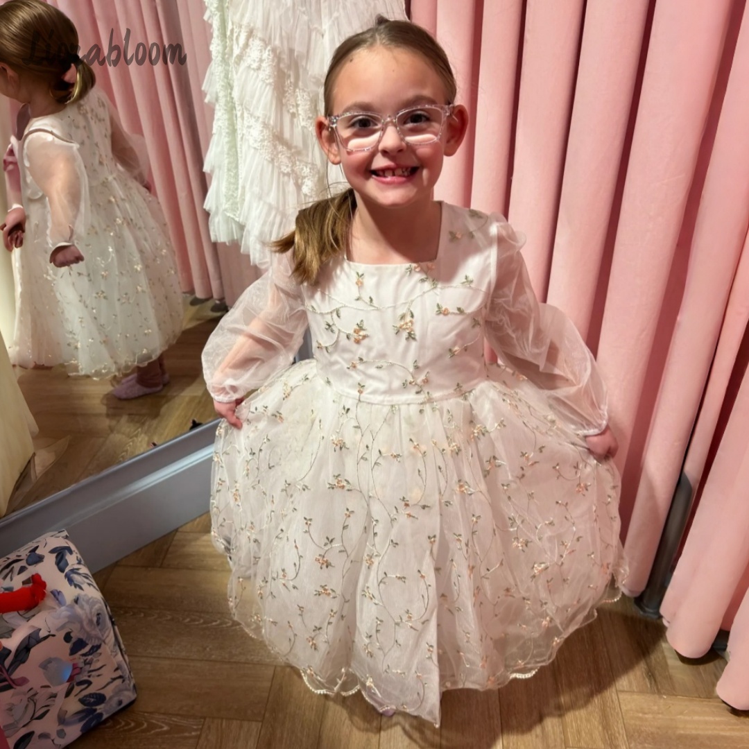 Vestido de niña de las flores  - Embroidery Flower reseña y precio