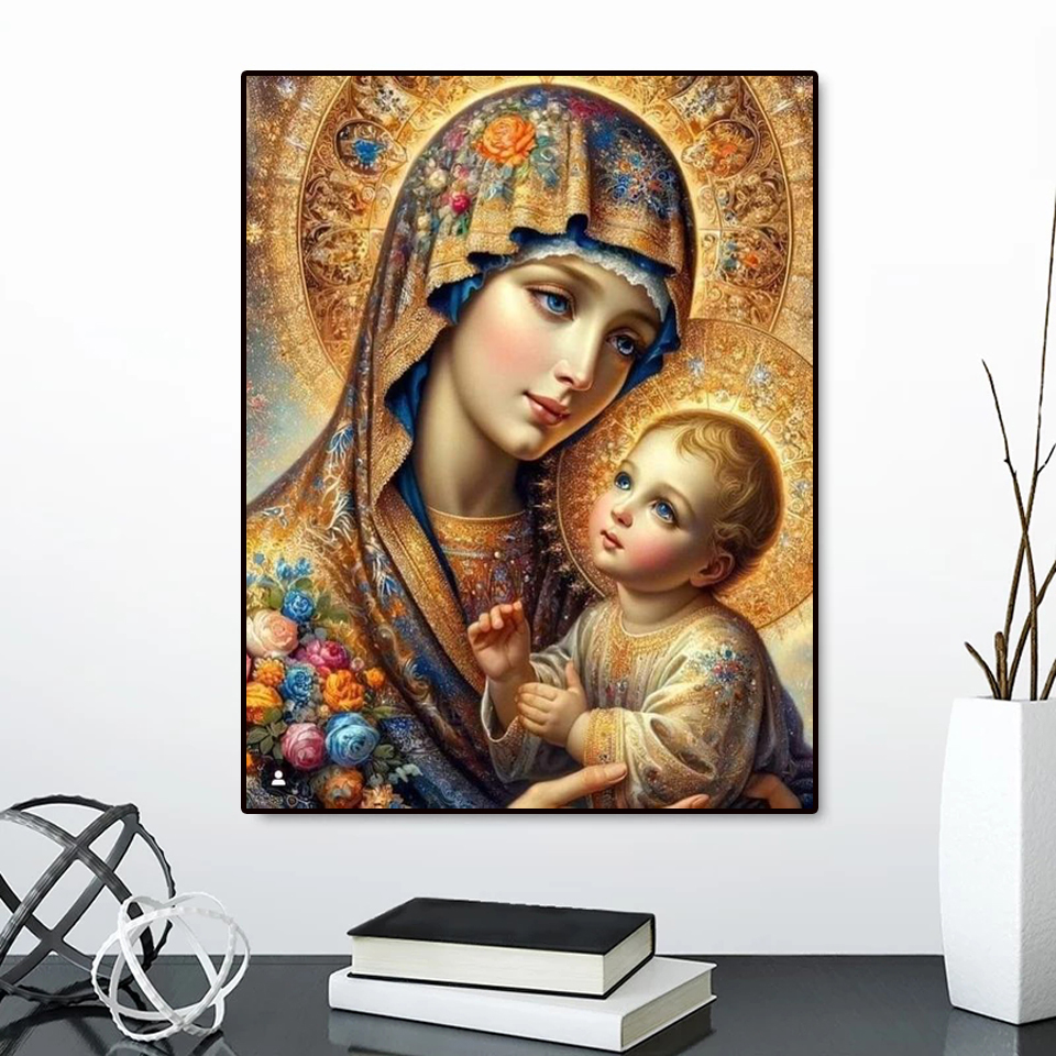 Pintura de Diamantes sin Marco - Embroidery Roses reseña y precio