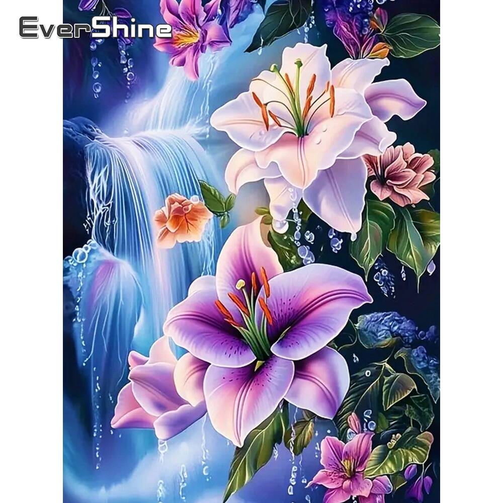 Evershine-pintura de diamante, - Embroidery Flower reseña y precio
