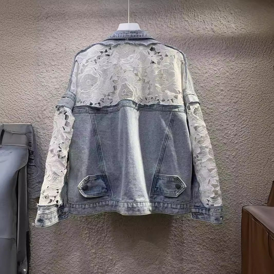 Chaqueta bordada empalmada par - Embroidery Cardigan reseña y precio
